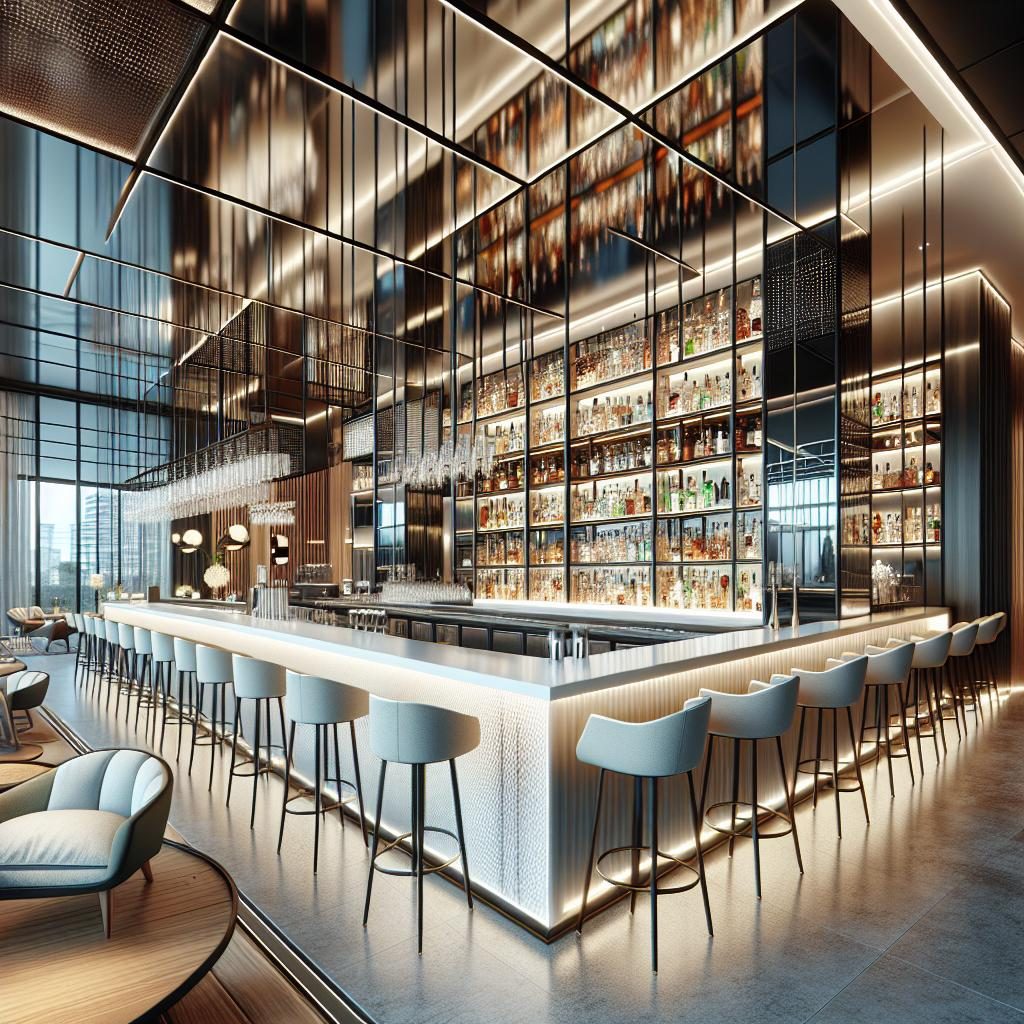 Modern bar interior design