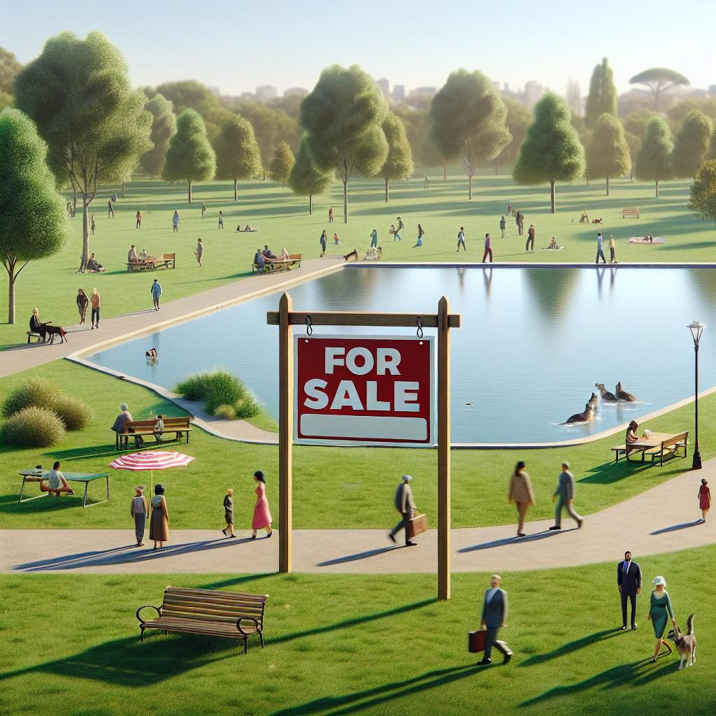 Parkland for Sale concept