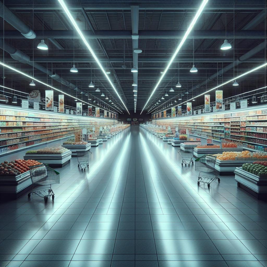 "Empty HomePlus store interior"