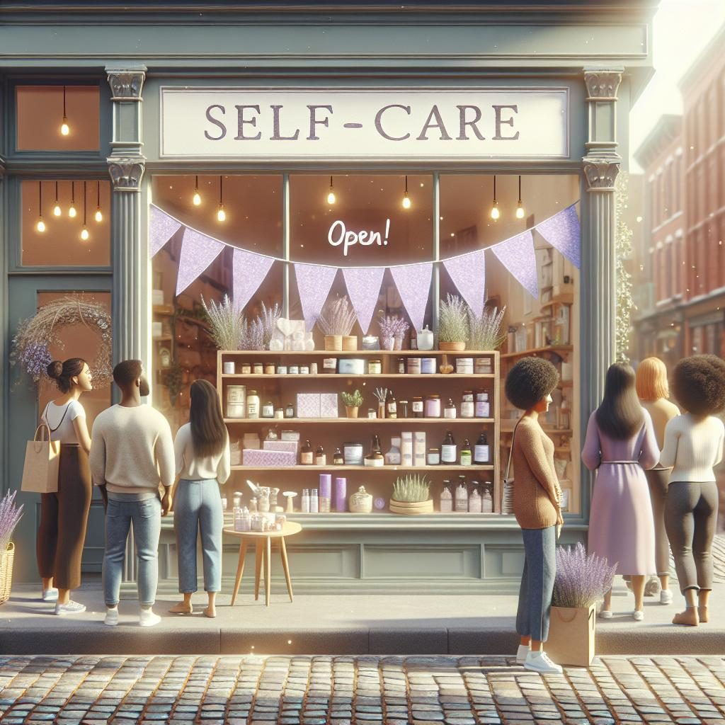 Self-care boutique opening.