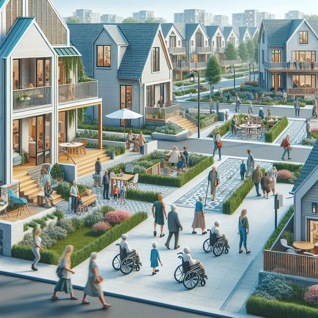 Middle housing accessibility illustration