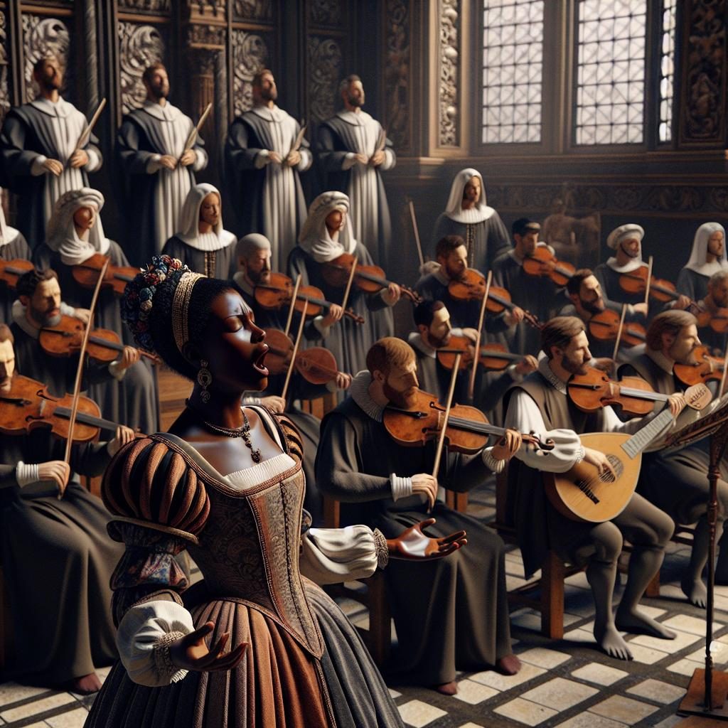 Renaissance-inspired musical performance.