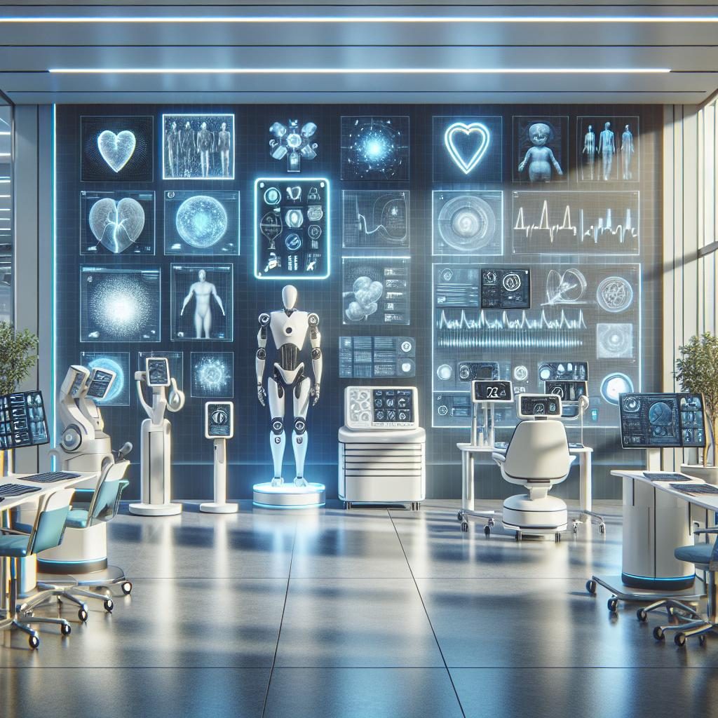 Medical AI technology devices.