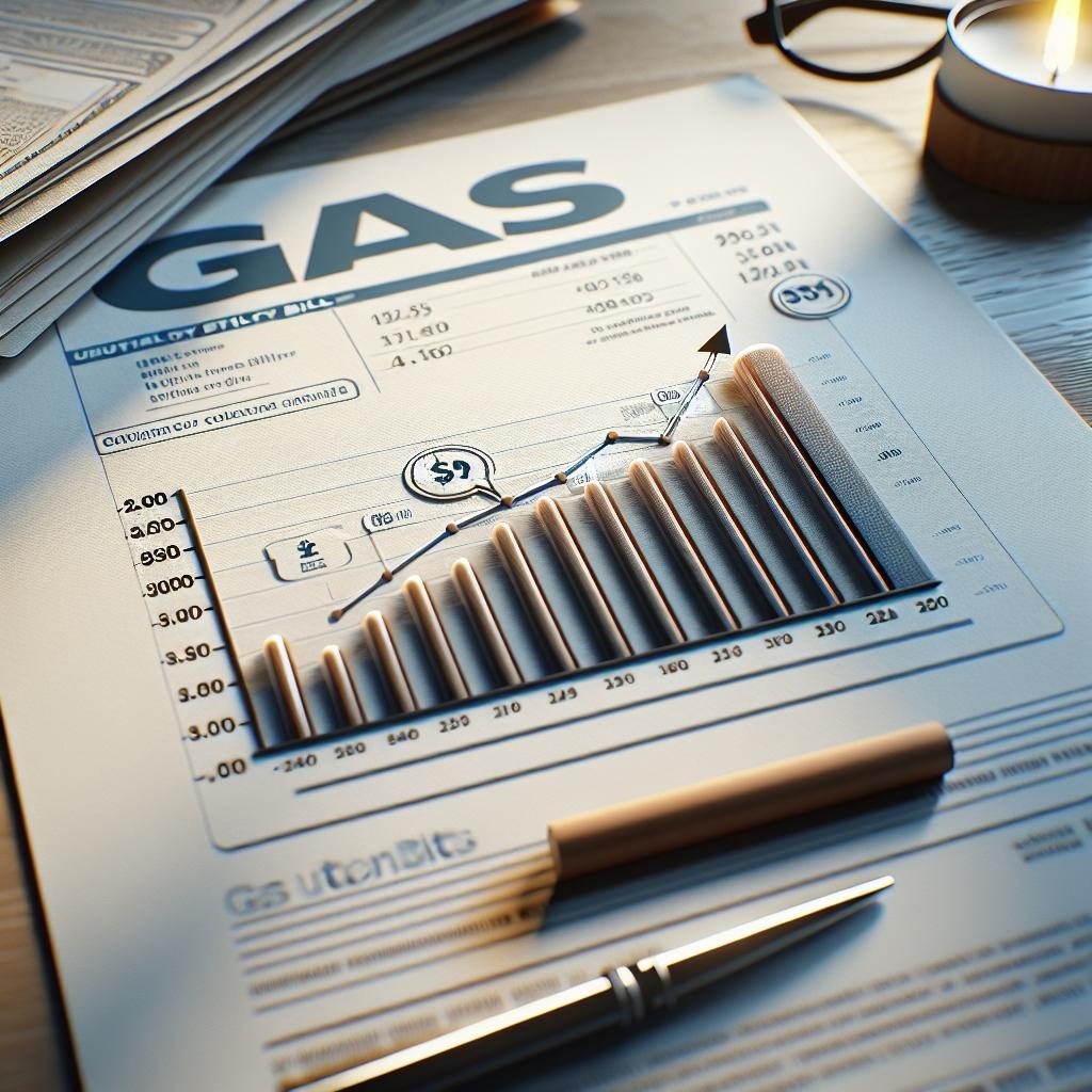 Gas utility bill increase.