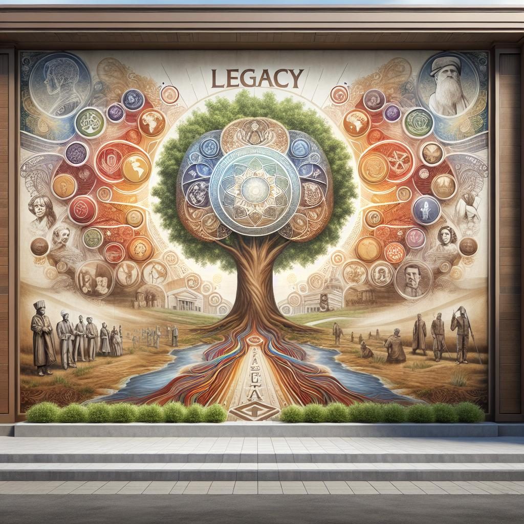 Legacy mural tribute concept