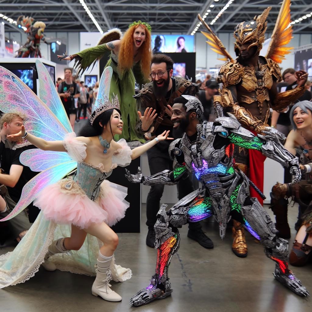 Cosplayers at Comic Con.