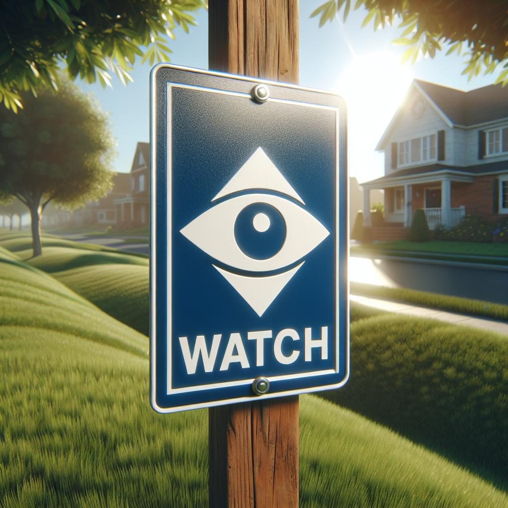 Neighborhood watch sign