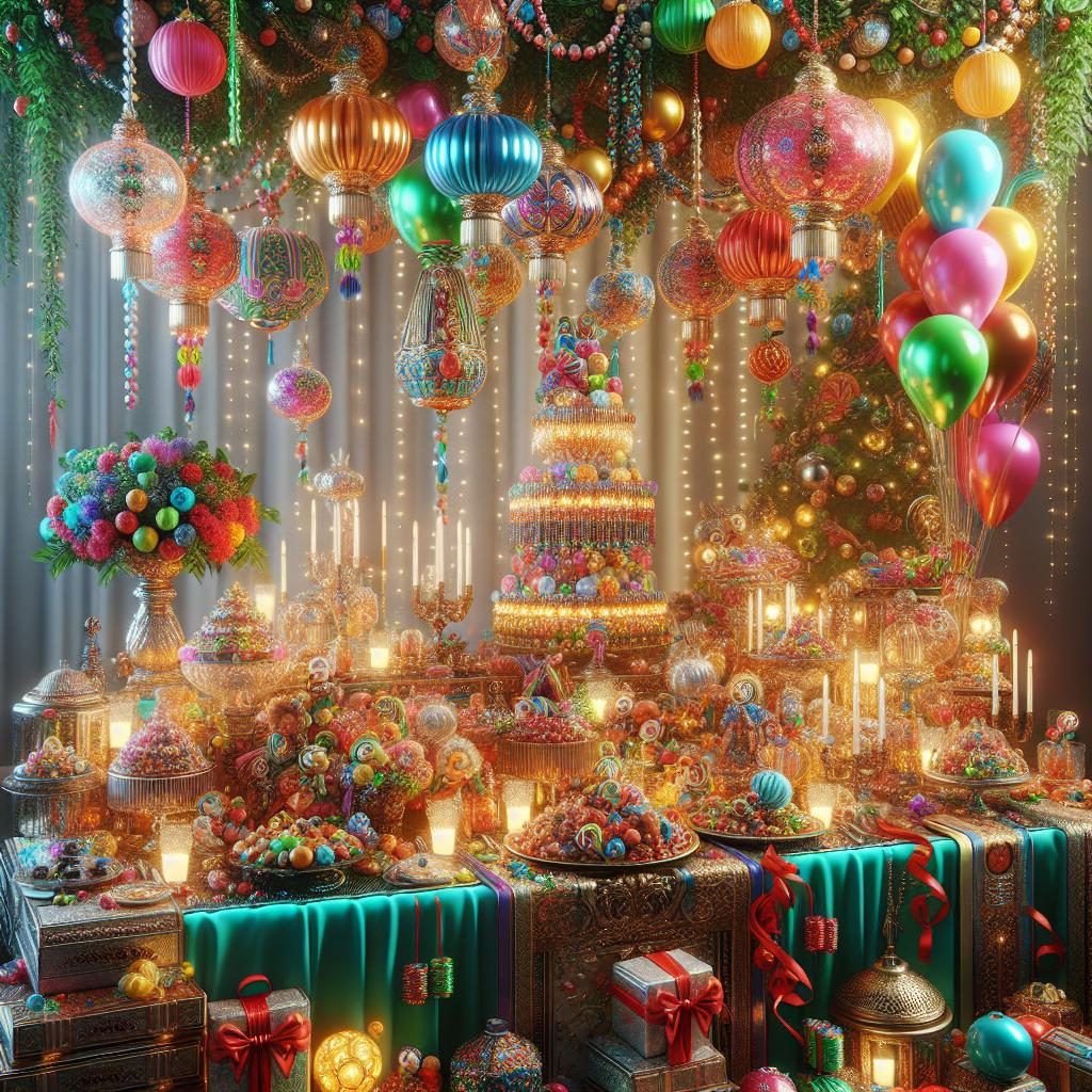 Vibrant Festive Decor