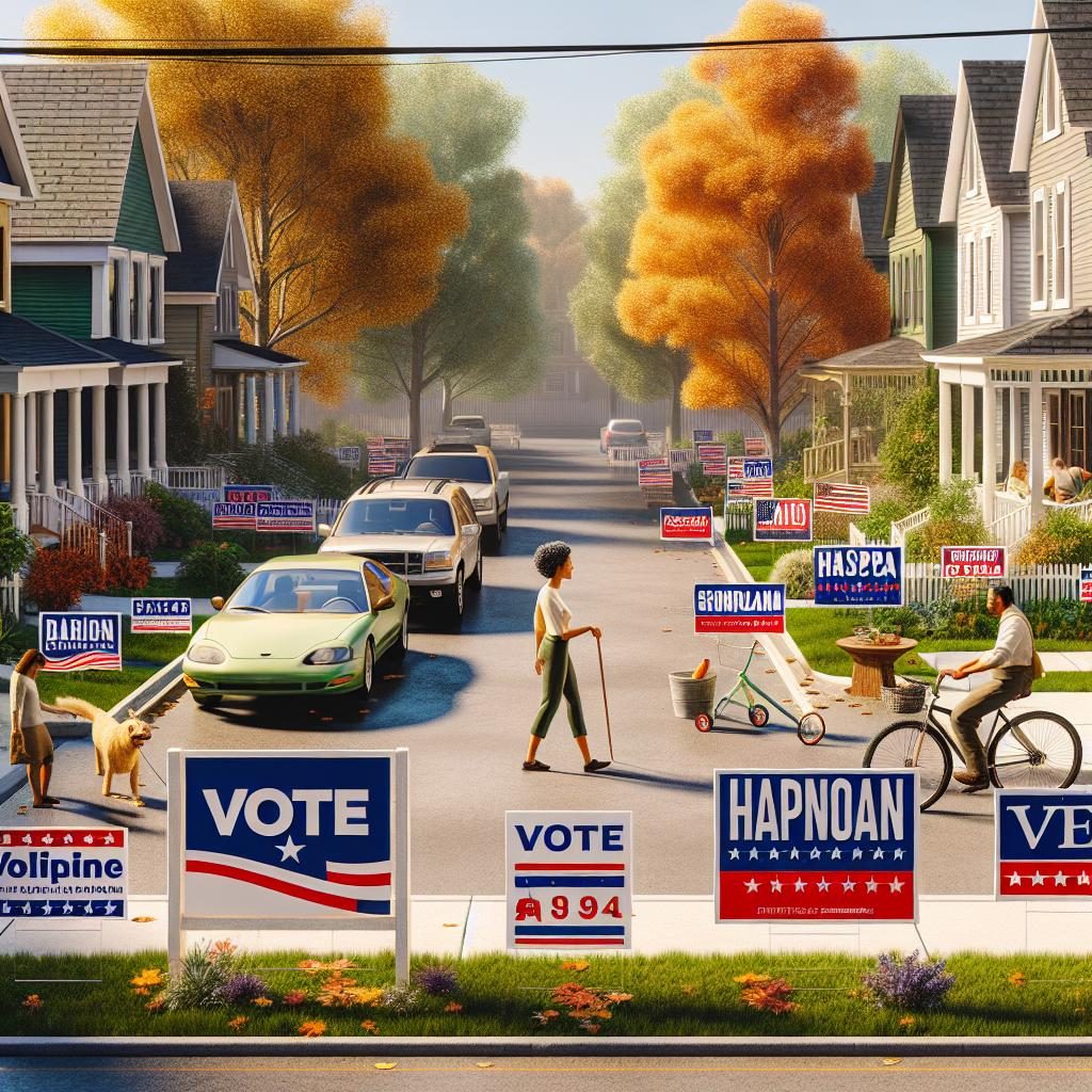 Election signs and community