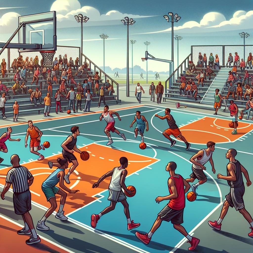 Basketball Court Vibrancy