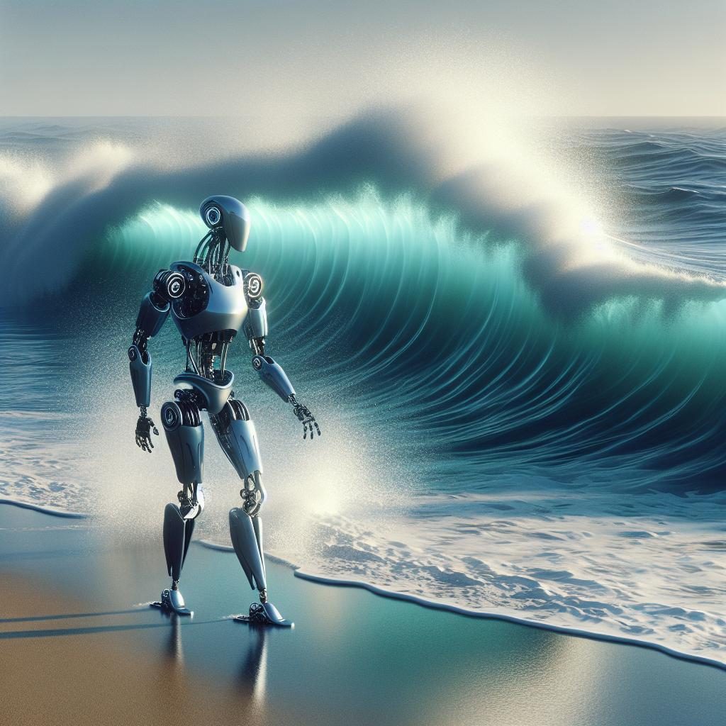 Robot by Waves