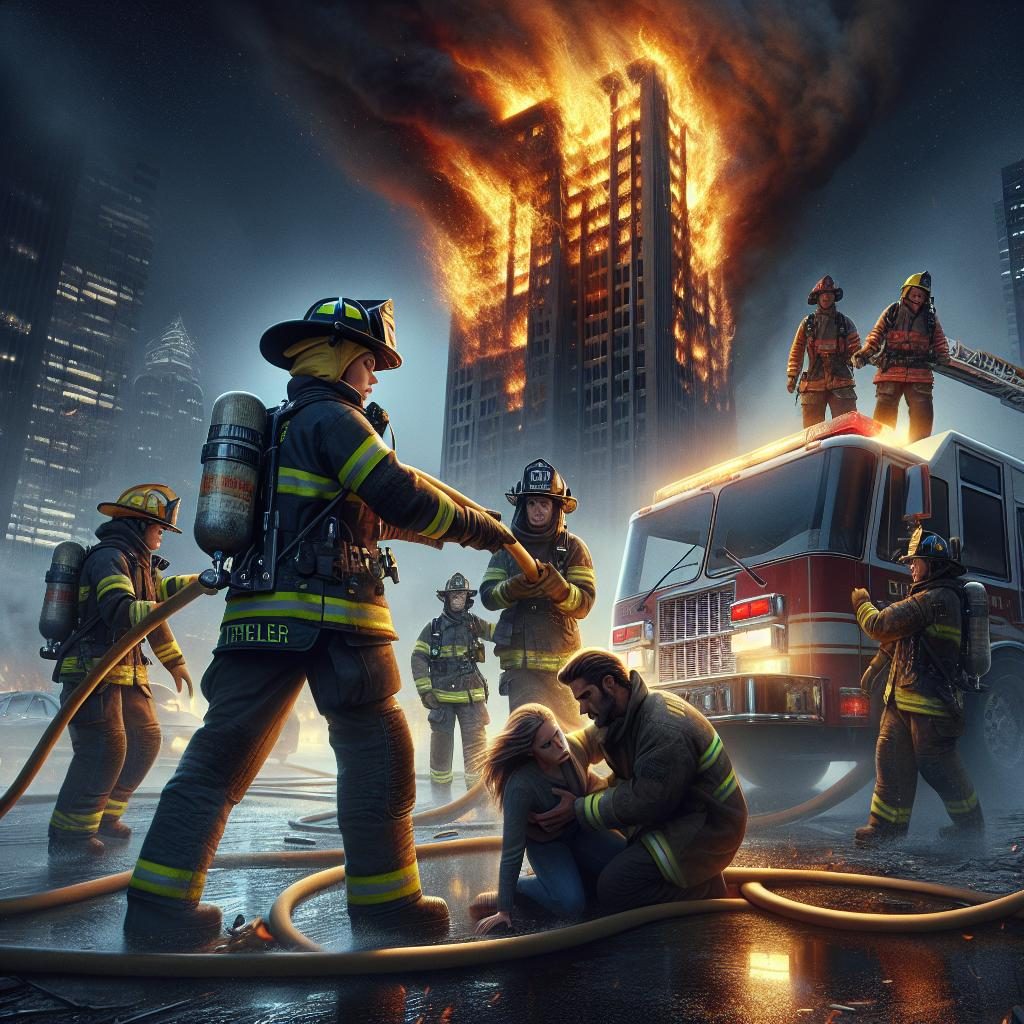 Firefighters in Action