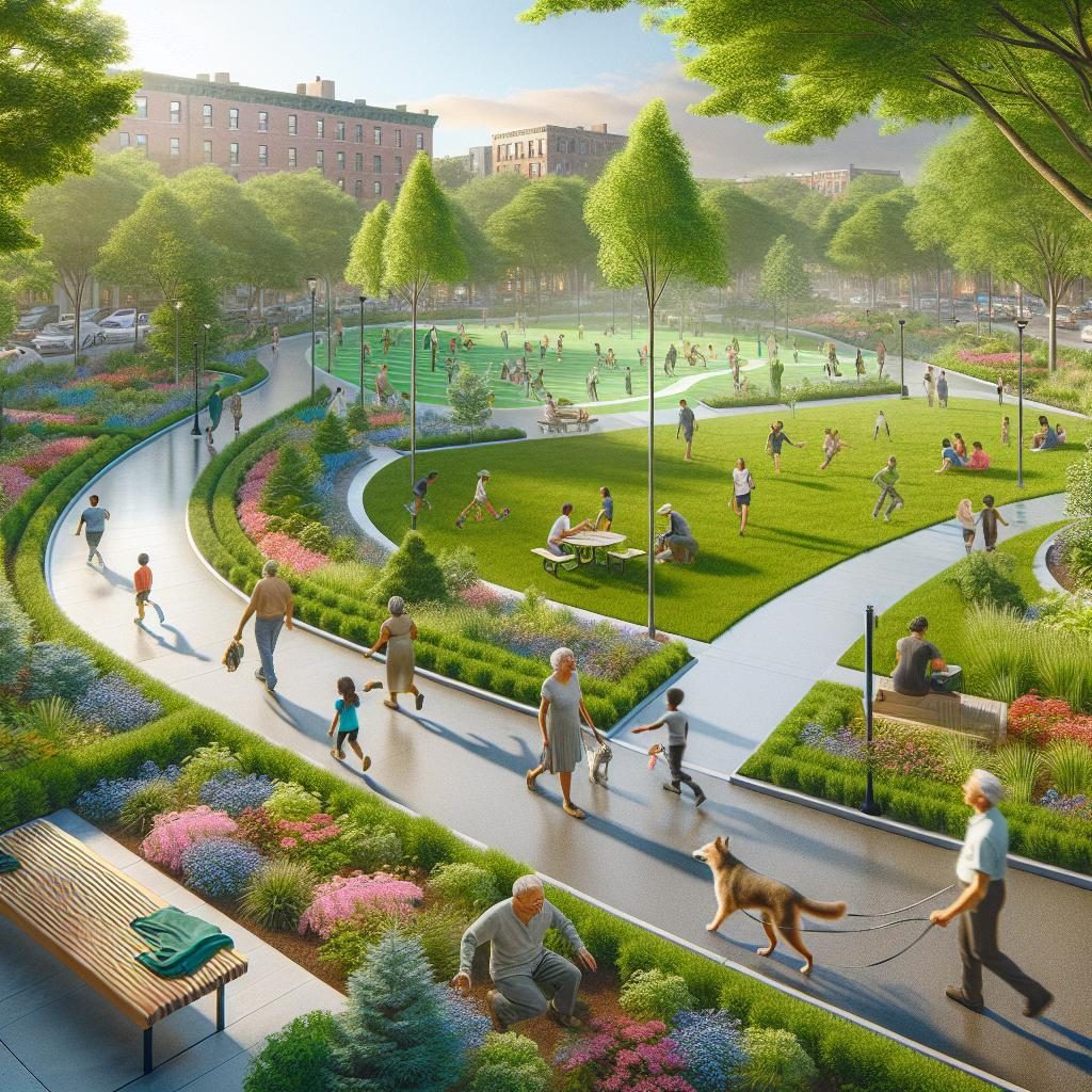 Urban park revitalization