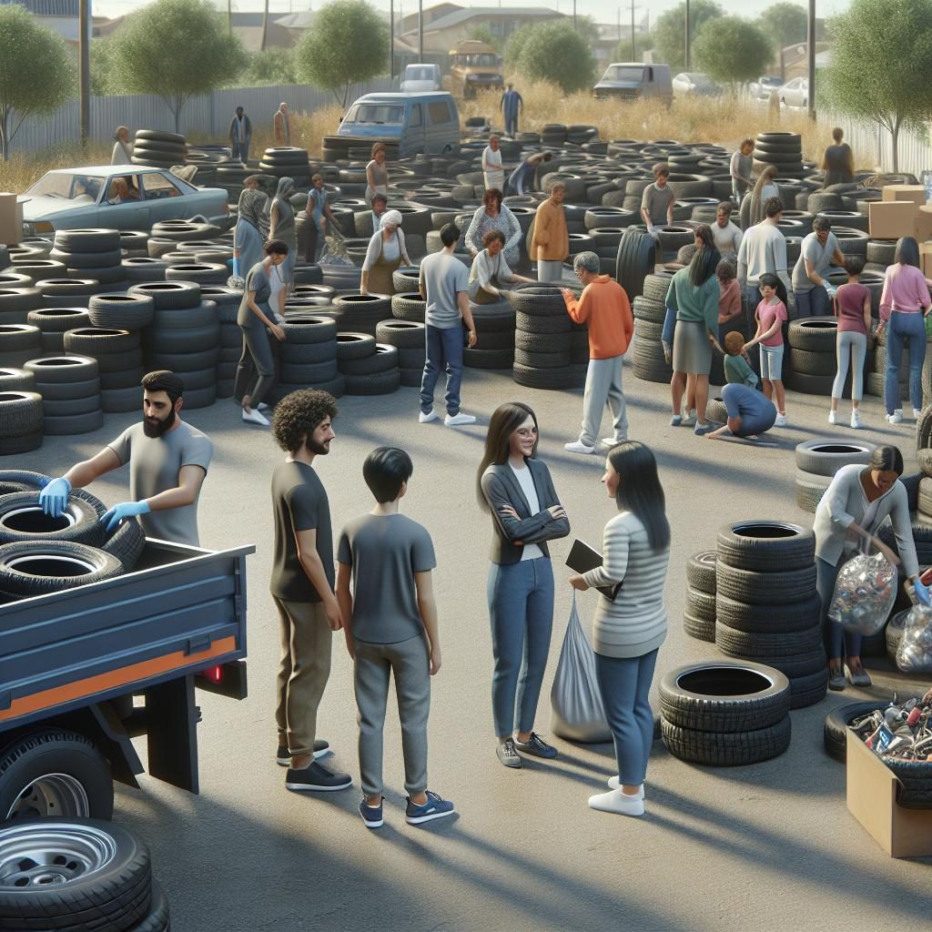 Tires Collected Community Event