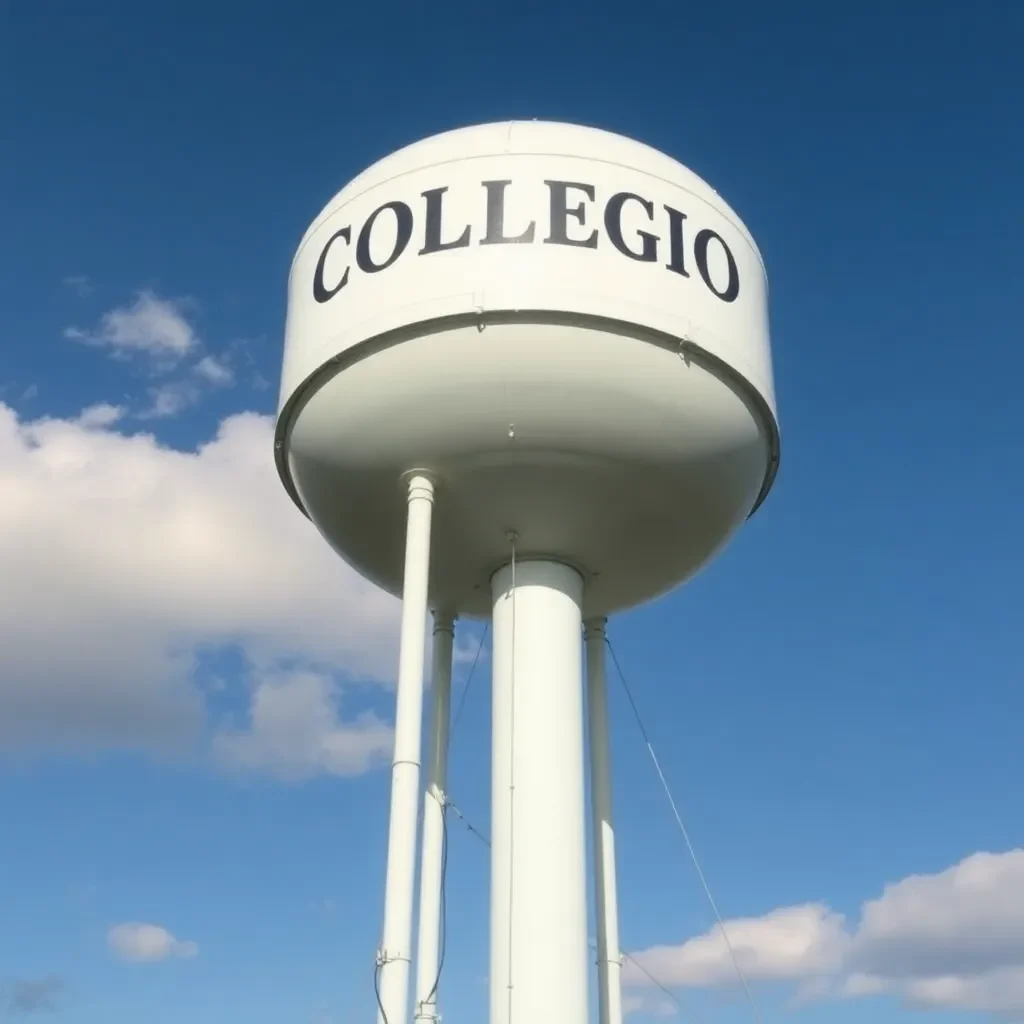 College Station Water Tower Competes for National Title in Annual Tank of the Year Contest