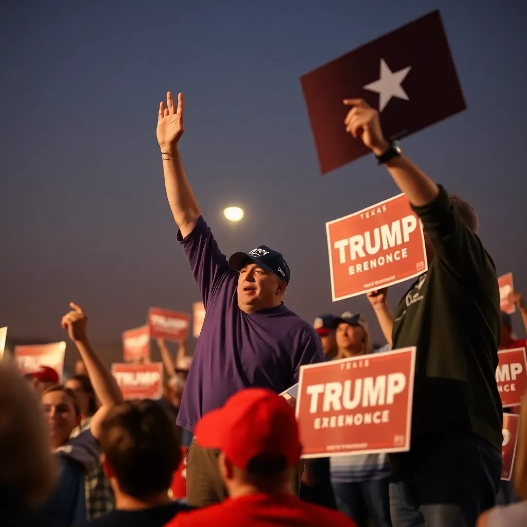 Rally in Bryan, Texas Energizes Supporters for Trump, Vance, and Cruz Ahead of Elections