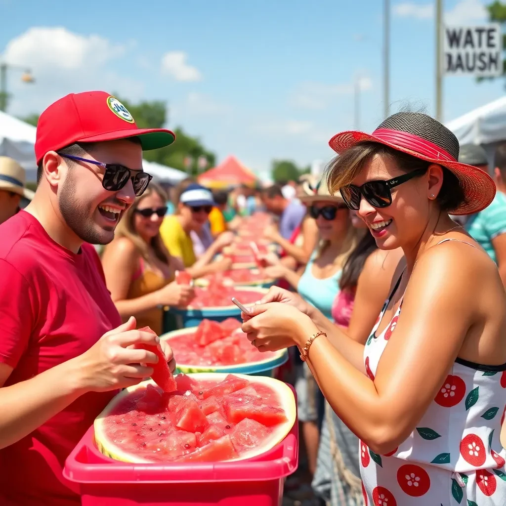 Exciting Community Spirit Shines at College Station's Annual Watermelon Bash