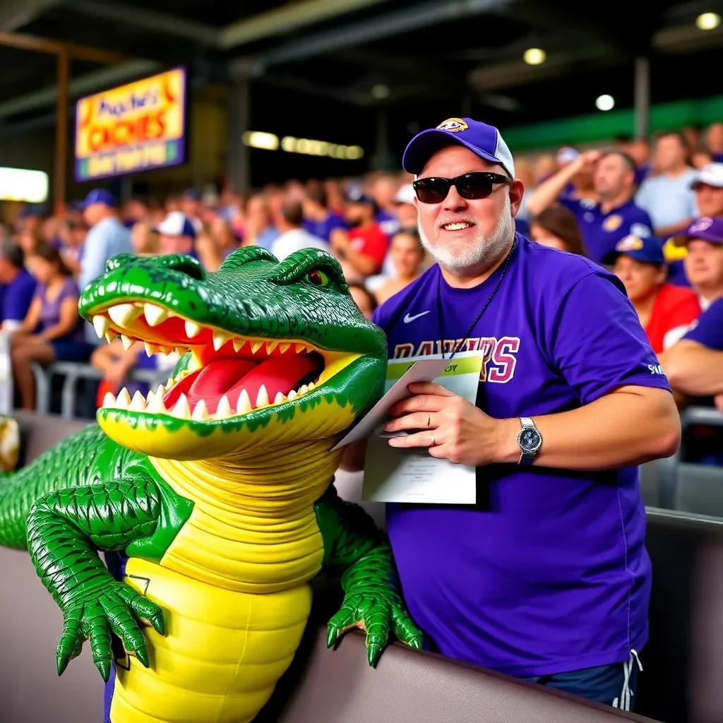 Gator Naming Contest Adds Excitement to Aggie vs. LSU Football Game at Poche’s Seafood Shoppe & Restaurant