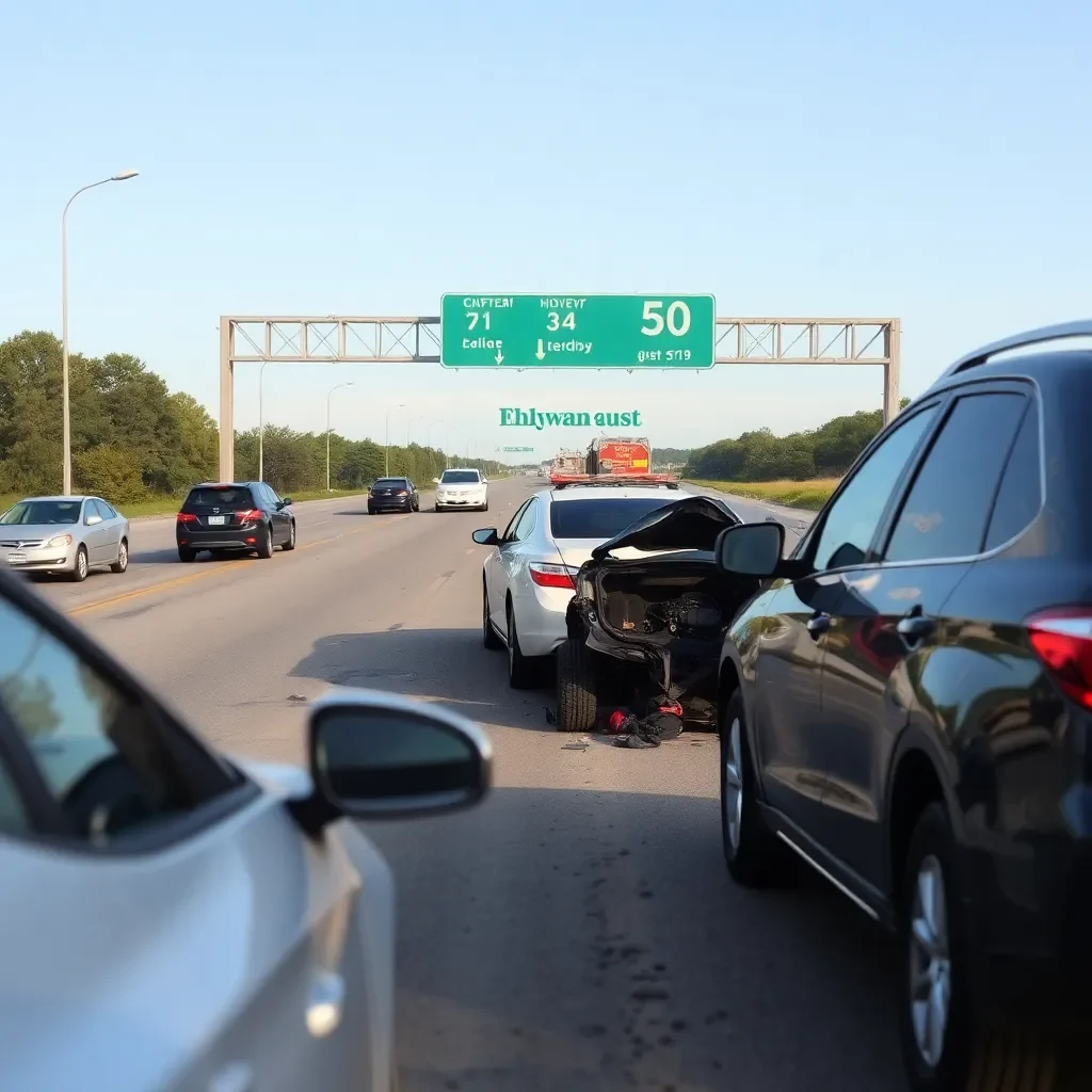 College Station Sees Multiple Vehicle Accident on Highway 30, Two Injured