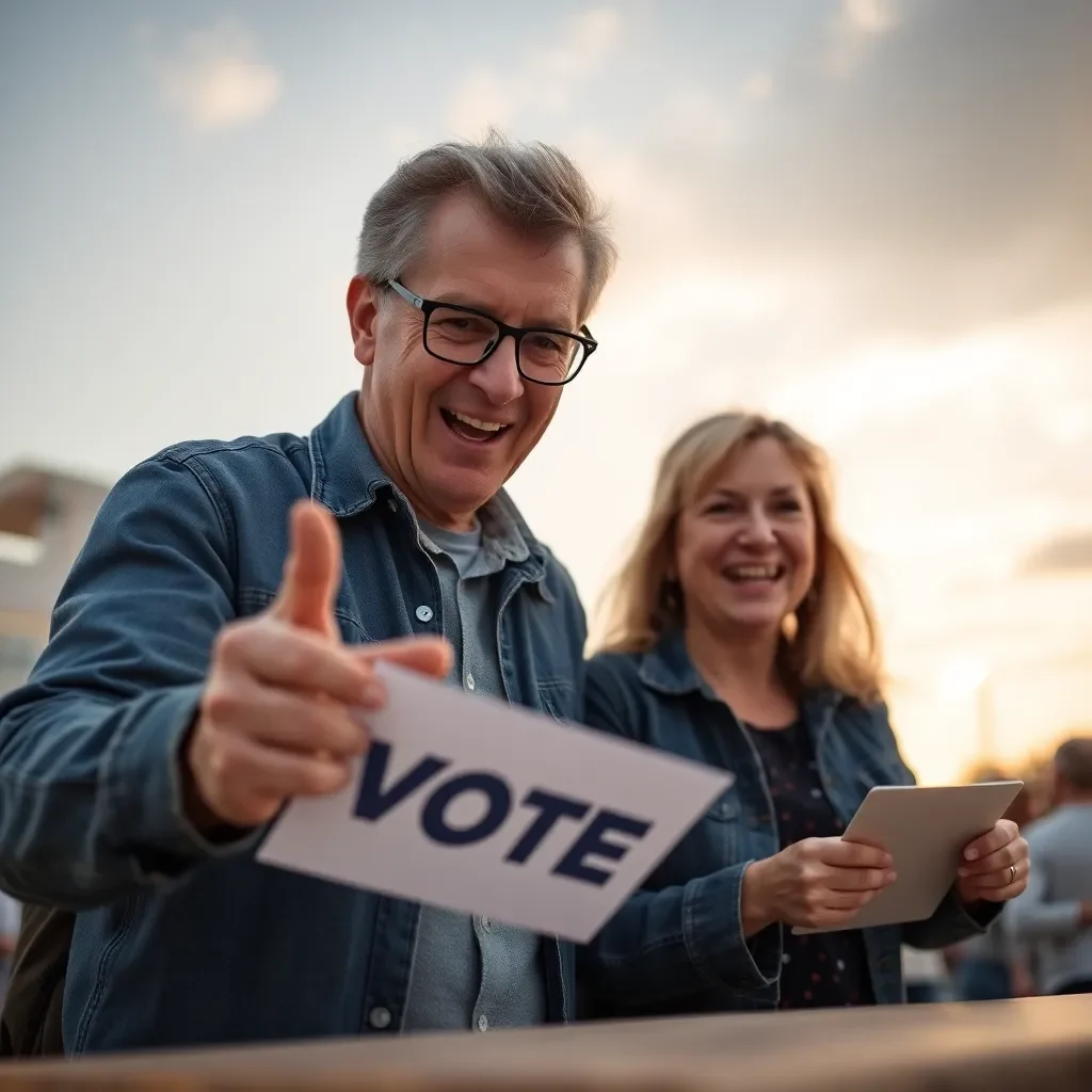 Excitement in Bryan as Two Generations Vote for the First Time