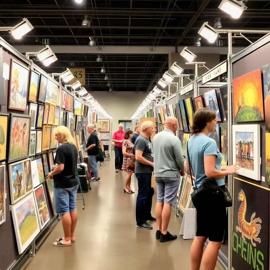 Bryan's First Saturday Art Fair Kicks Off November with Community Spirit and Local Talent