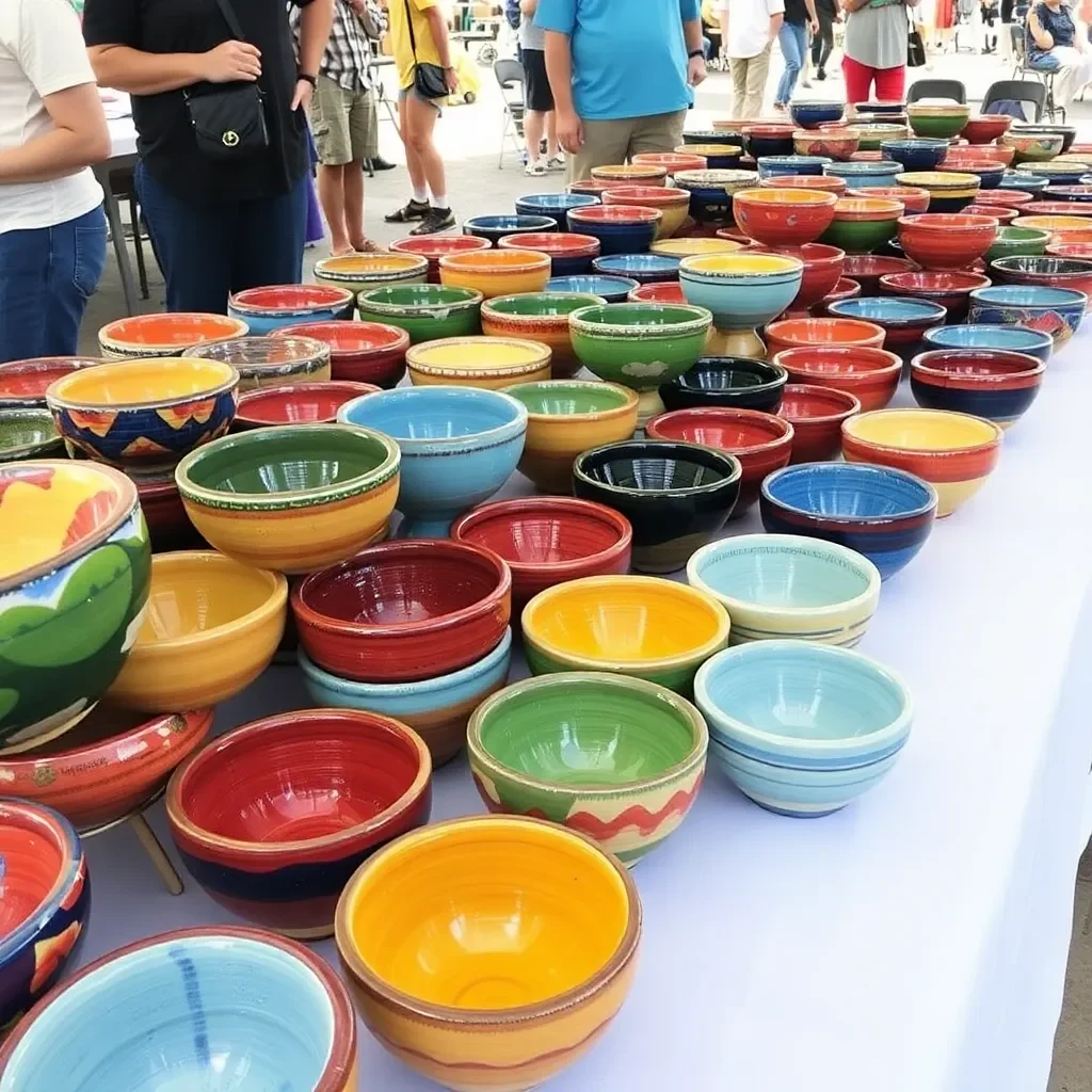 Community Unites at 19th Annual Brazos Valley Empty Bowls Event in Bryan, Texas