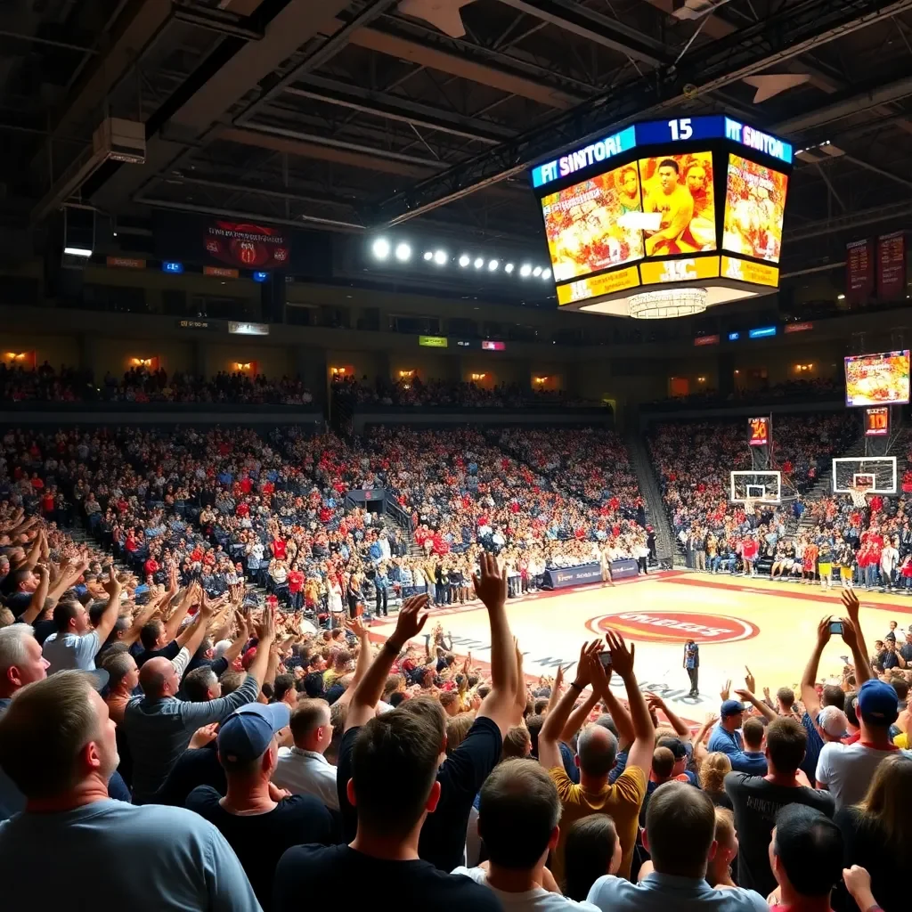 Excitement Engulfs College Station as Texas A&M Battles Ohio State in Thrilling Basketball Showdown