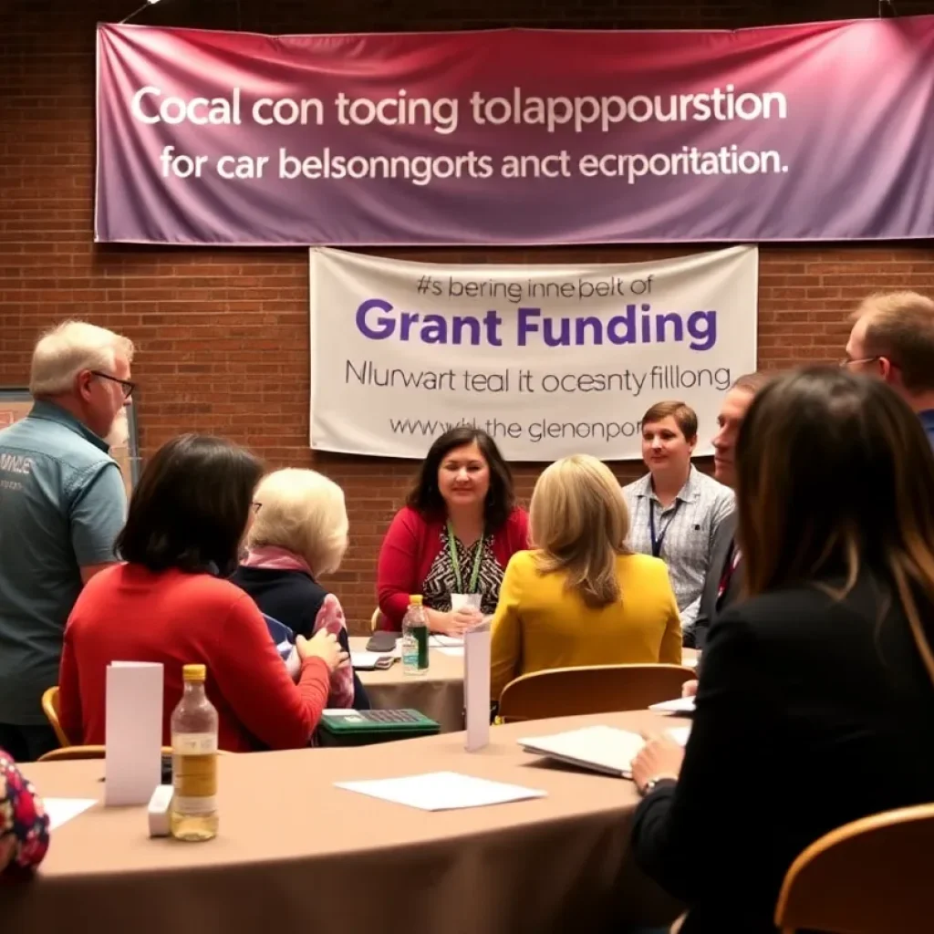 Community nonprofits discussing grant opportunities in Brazos Valley