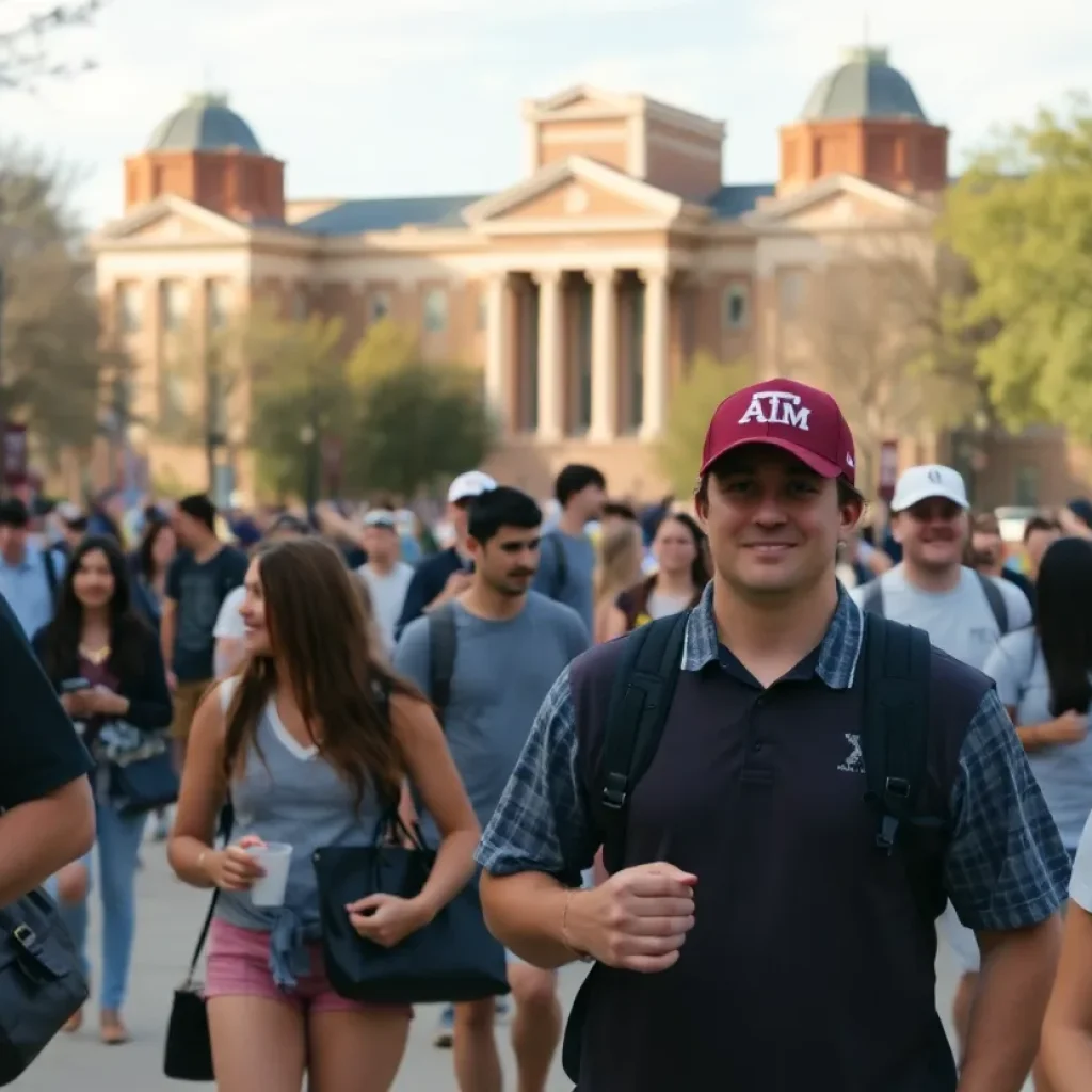 Students and campus life at Texas A&M University