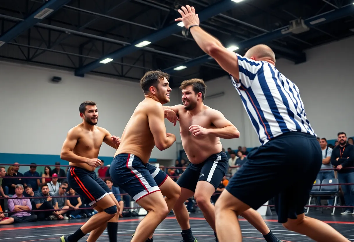 Wrestlers competing in the Doc Hess Classic