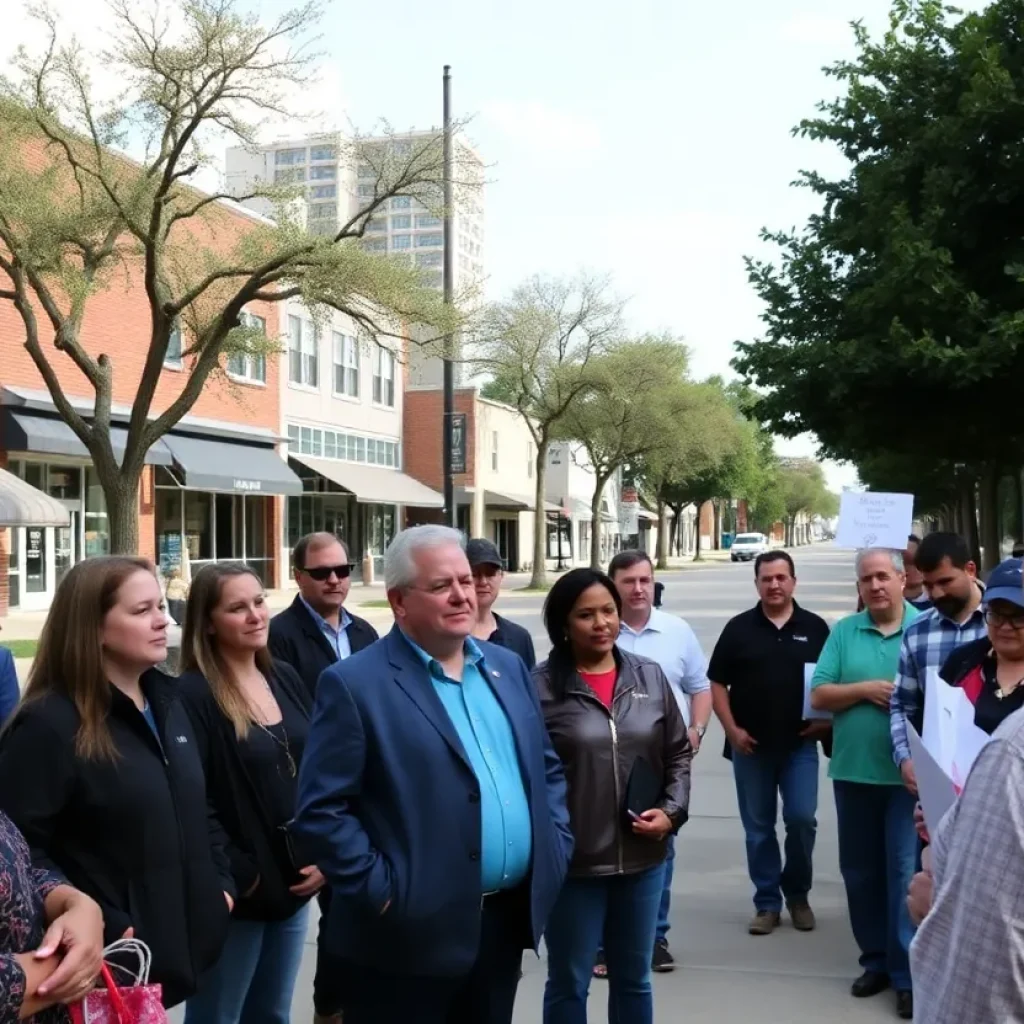 Community members gathered to discuss development in College Station