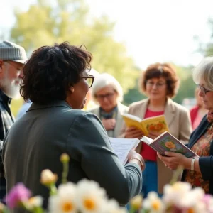 Community members reflecting on the life of Frankie Joyce Sebesta