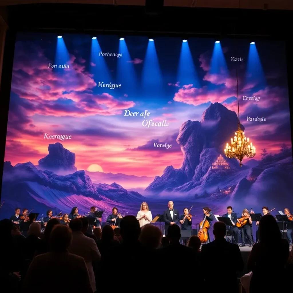 An enchanting opera scene performed by East Texas A&M University students