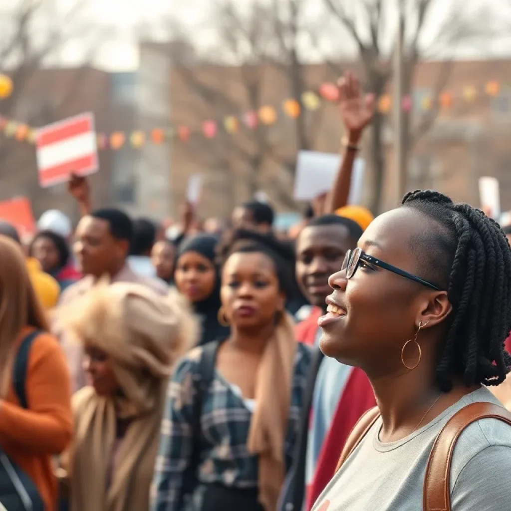 Community gathering for Martin Luther King Jr. Day celebrations