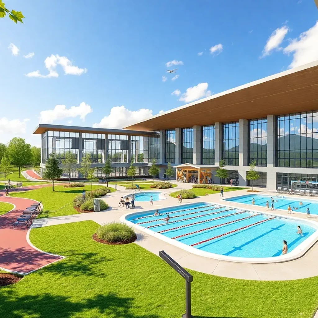 Concept design of a recreation center in College Station