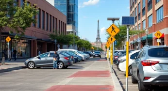Bryan City Introduces Solar-Powered Safety Sticks for Parking