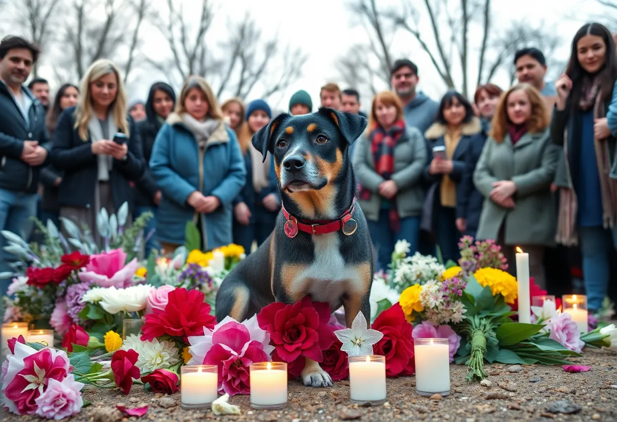 Community Dog Memorial in Bryan Texas
