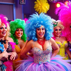 Colorful drag show performance showcasing creativity and expression.