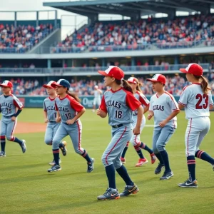 Huntsville Hornets baseball team playing on the field