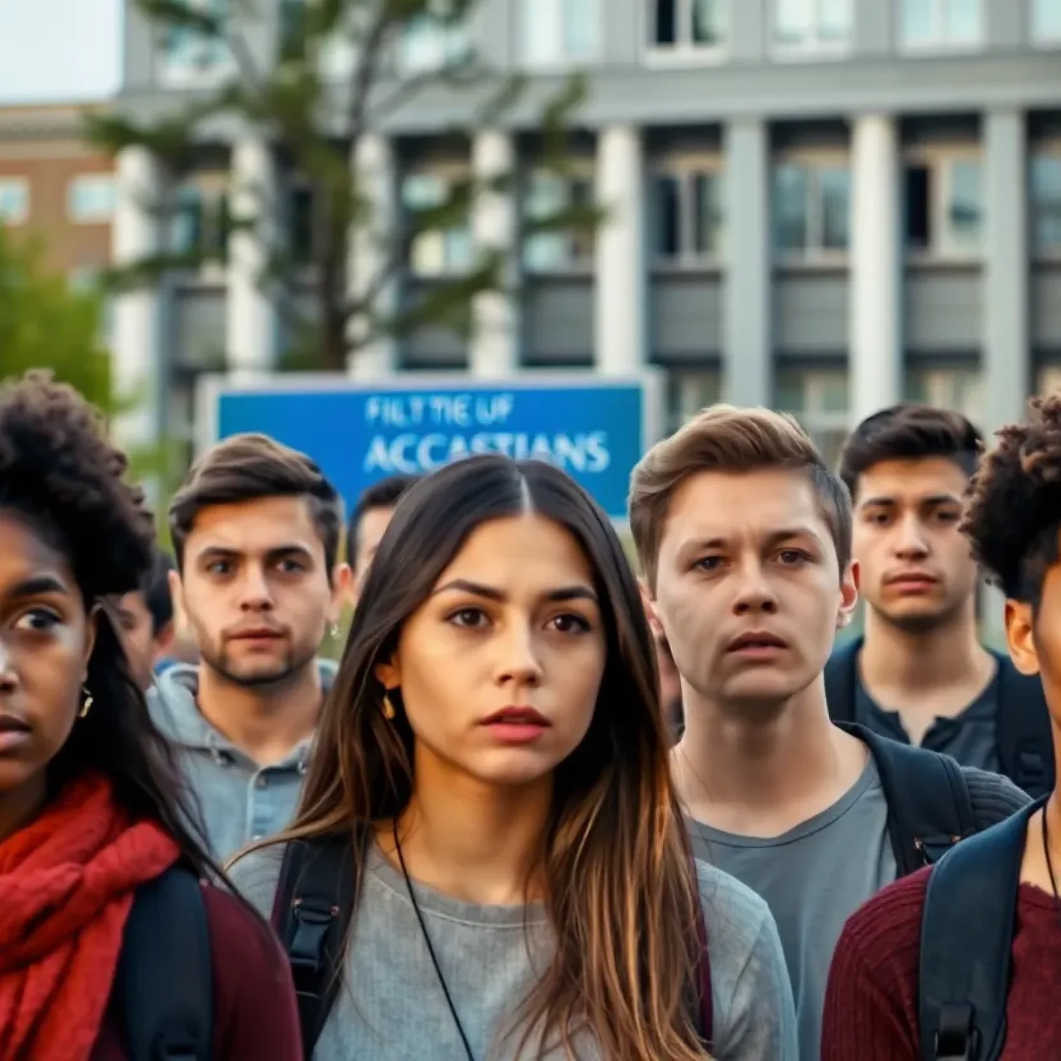 International students on Texas A&M campus showing concern
