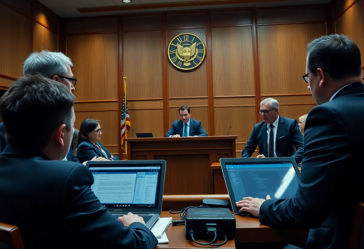 Legal Battle in Texas Courtroom