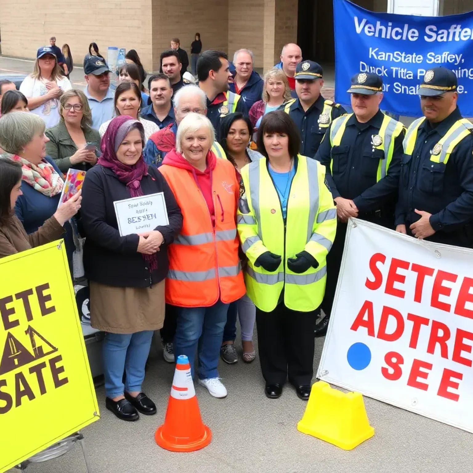 Participants at the Operation Safe Shield benefit event