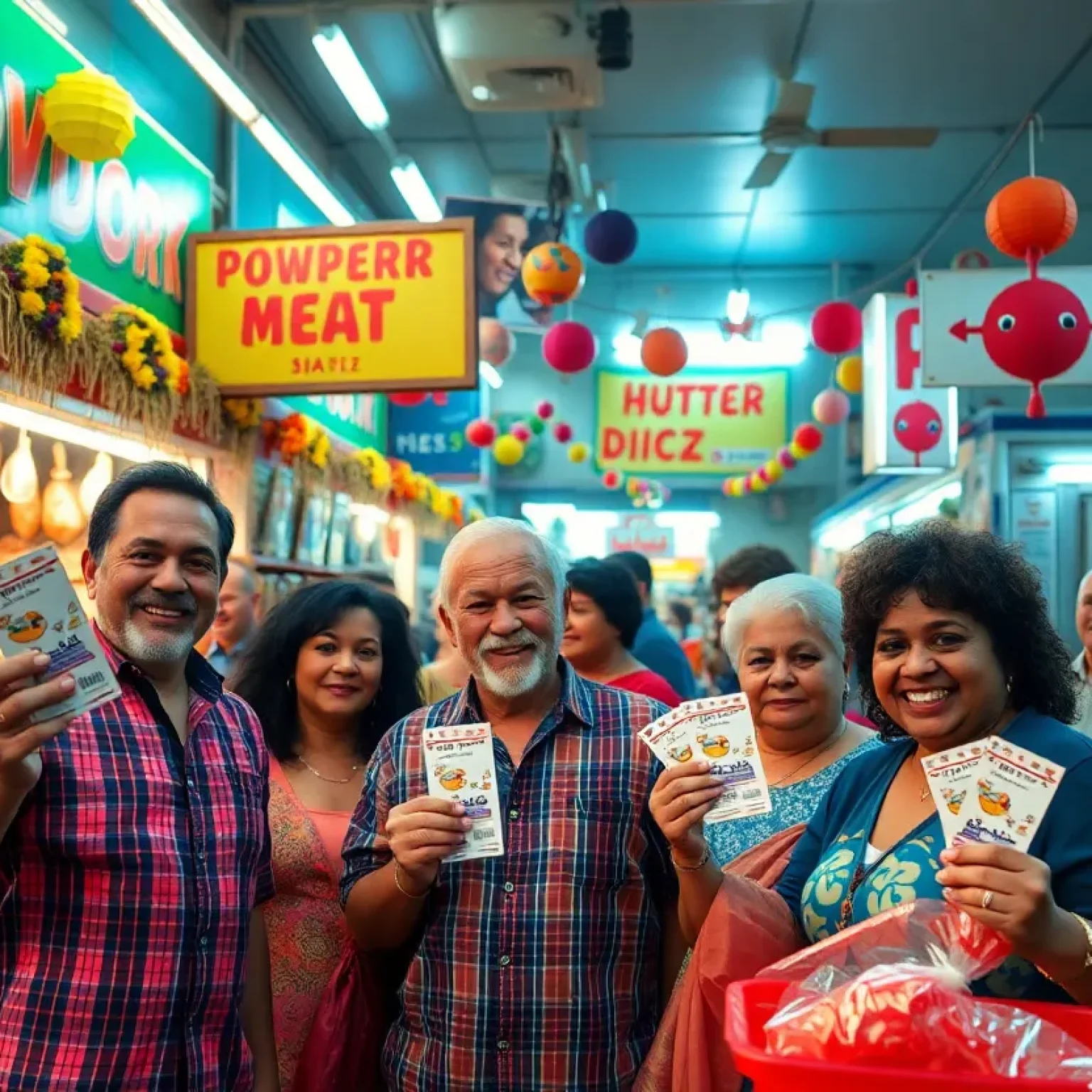 Celebration of Powerball Lottery Win