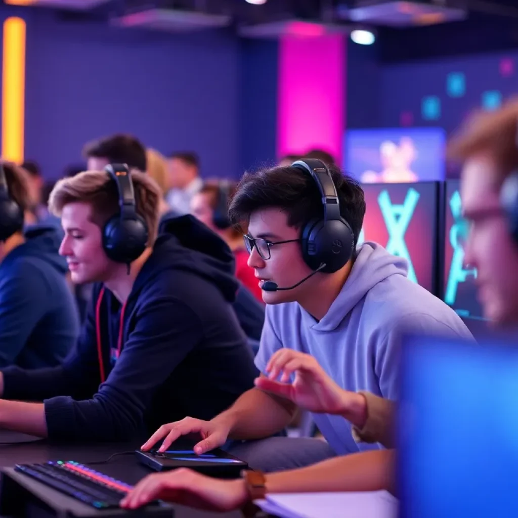Texas A&M Esports team celebrating their championship victory